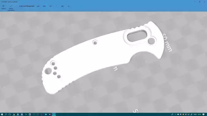 Ganzo G726M handle 3D print model