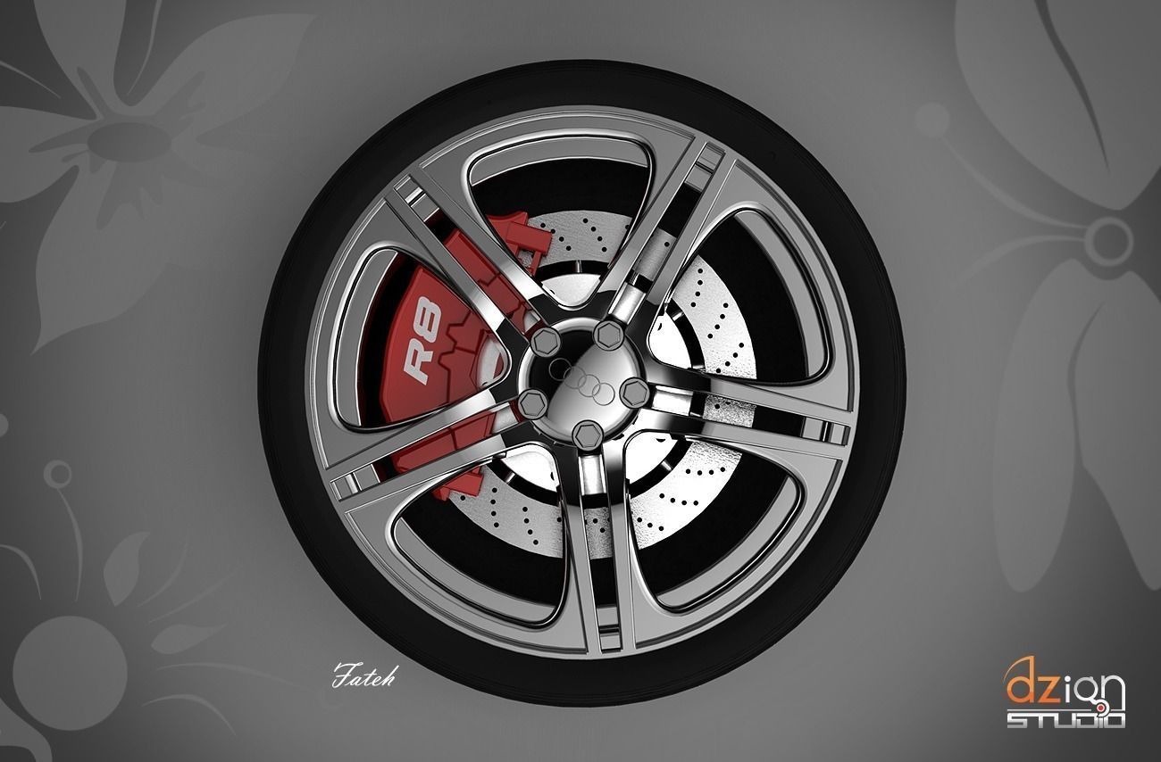 Tire disc brake Lagent Free 3D model