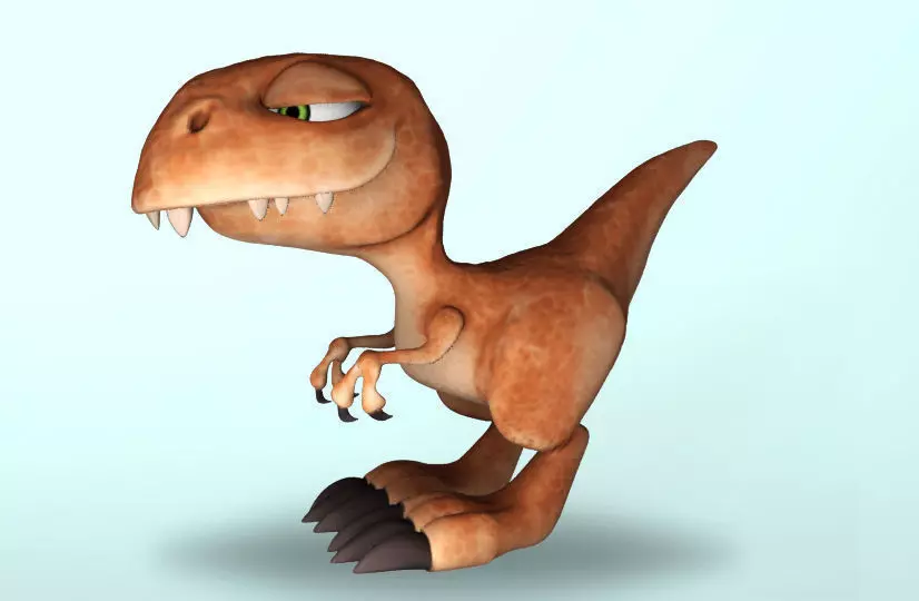 Velociraptor Dinosaur  3D model_0