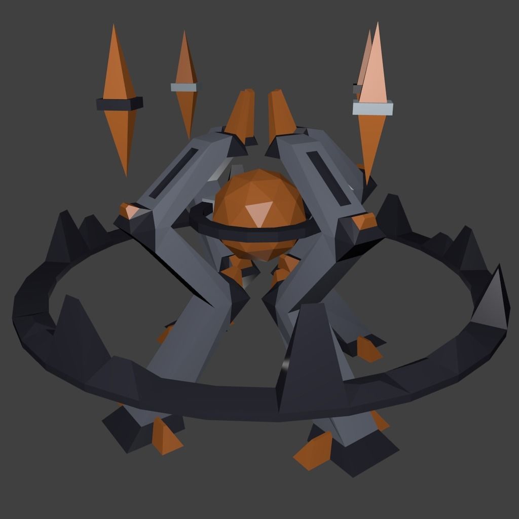 8x Low-Poly Tower Defence Models and Base - Game ready Low-poly 3D model_4