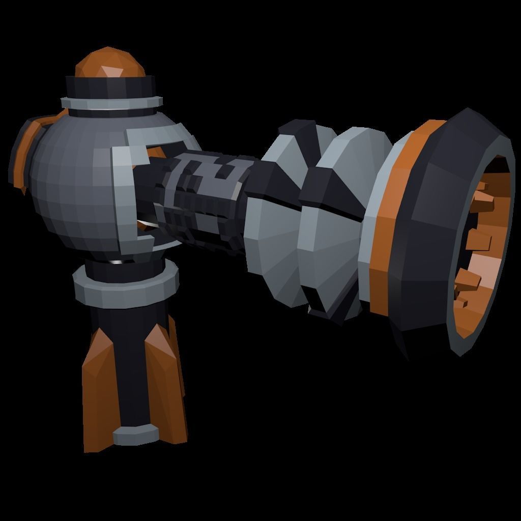8x Low-Poly Tower Defence Models and Base - Game ready Low-poly 3D model_10