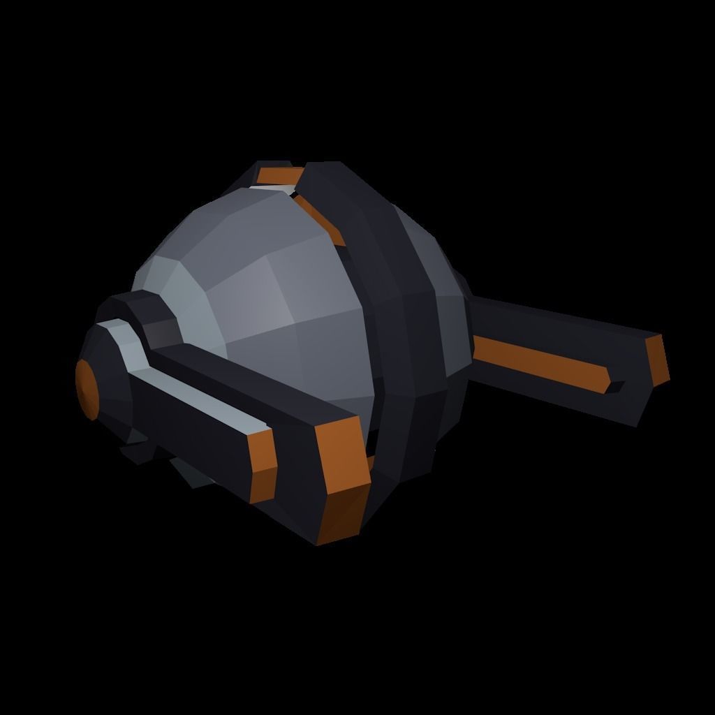 8x Low-Poly Tower Defence Models and Base - Game ready Low-poly 3D model_7