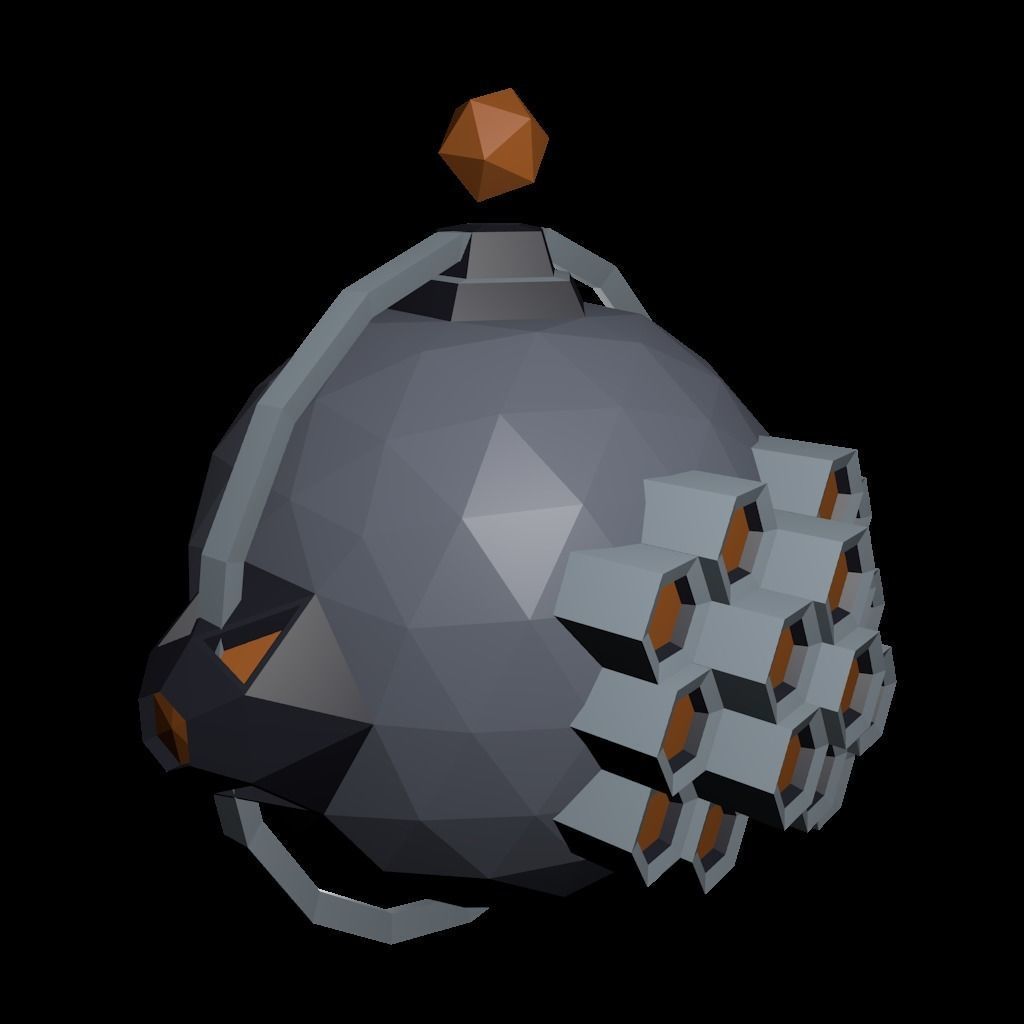 8x Low-Poly Tower Defence Models and Base - Game ready Low-poly 3D model_9