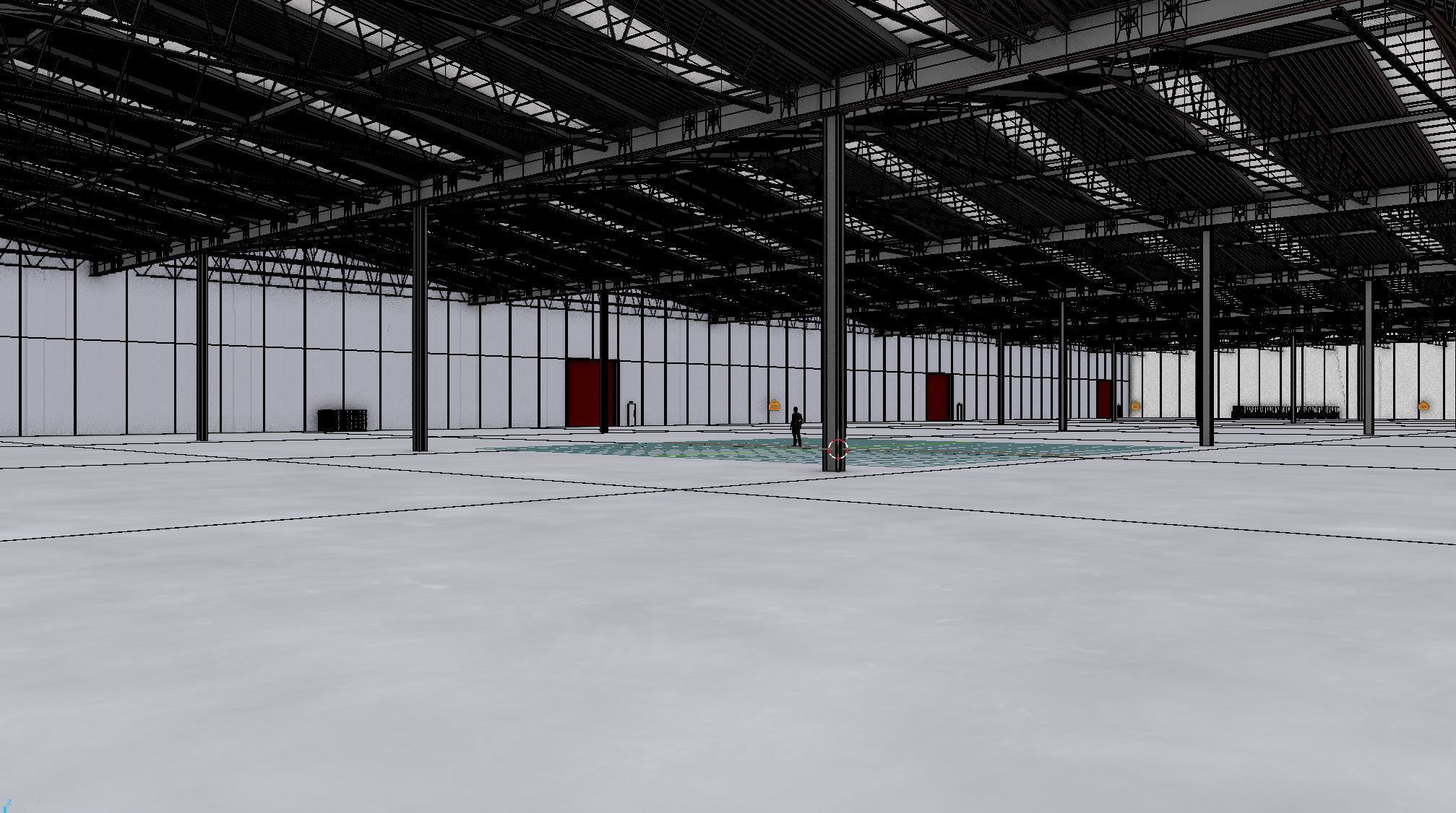 Warehouse Interior 8b Low-poly 3D model_13