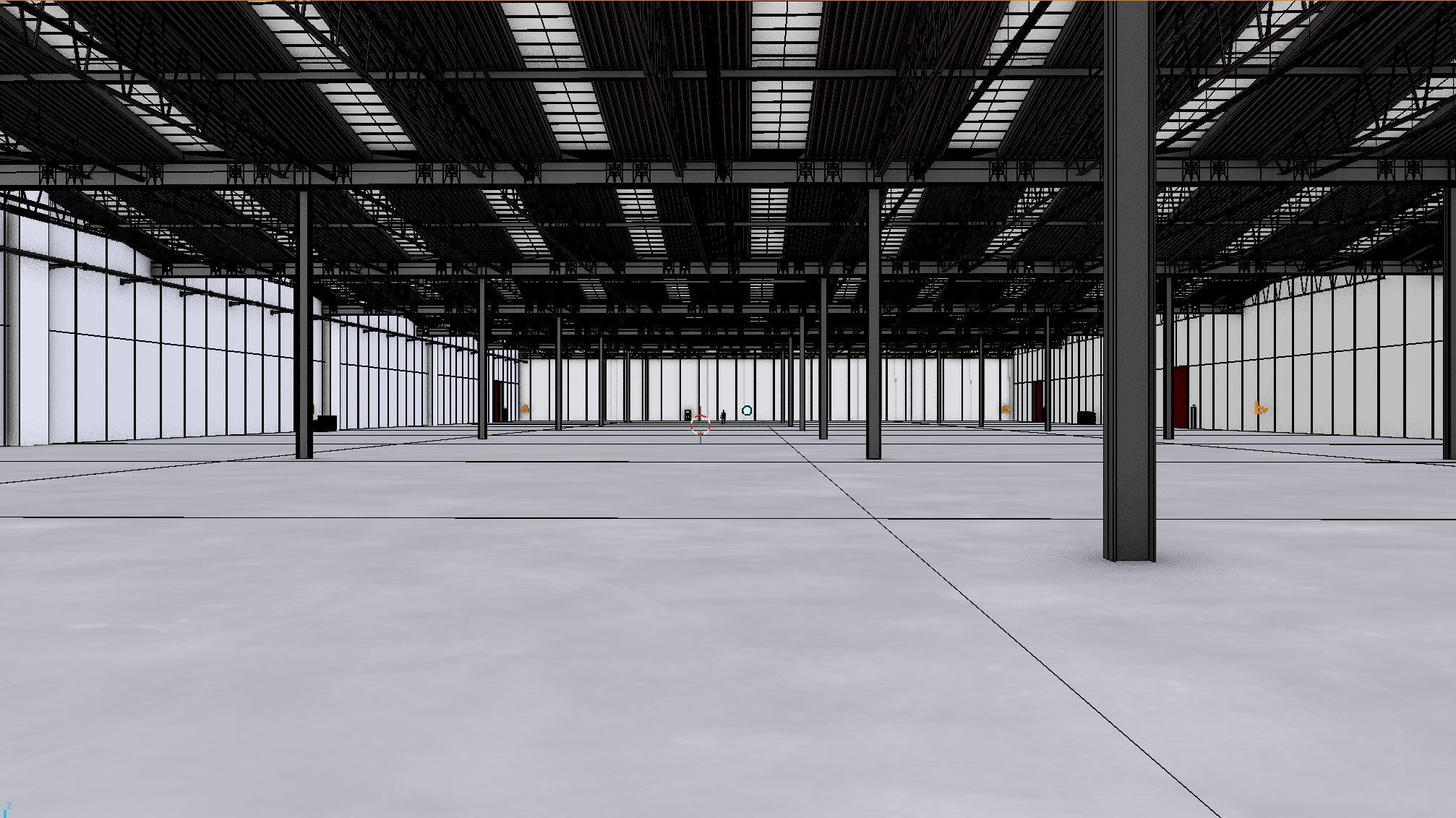 Warehouse Interior 8b Low-poly 3D model_9