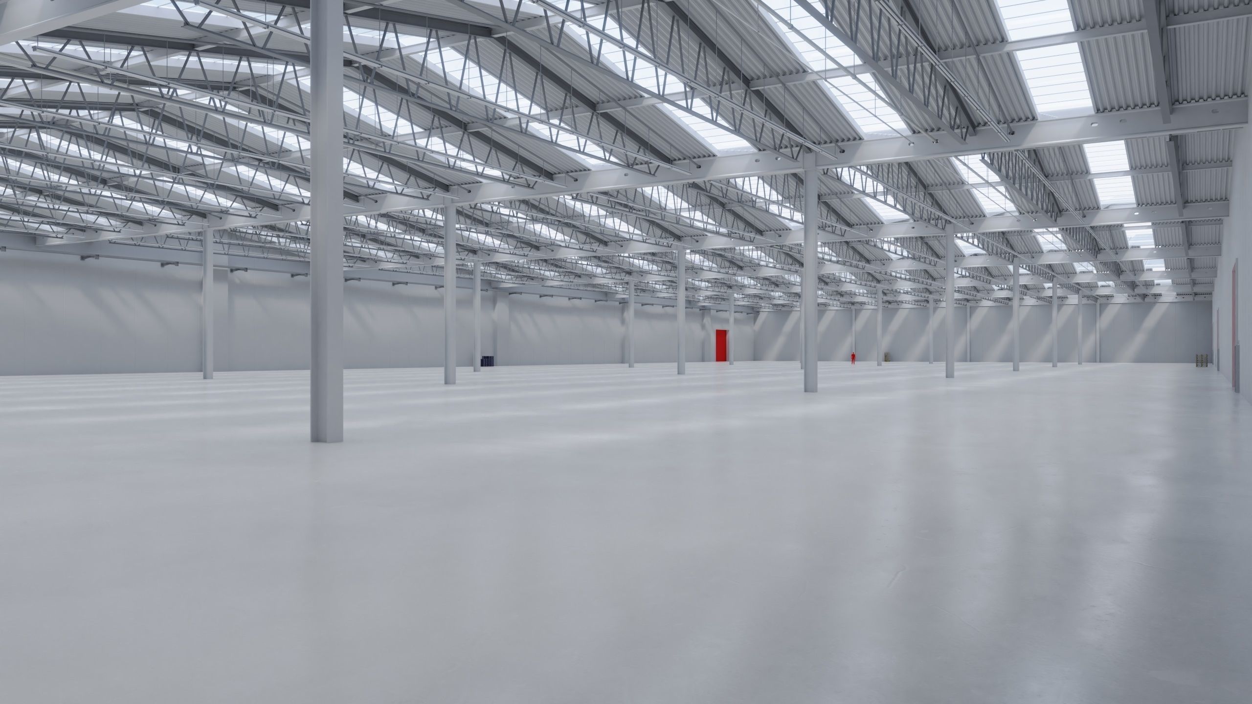 Warehouse Interior 8b Low-poly 3D model_5