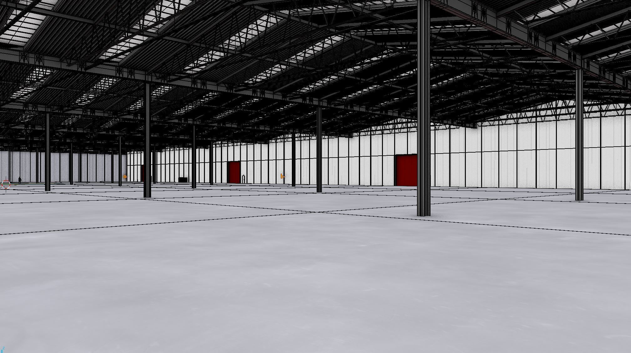 Warehouse Interior 8b Low-poly 3D model_12