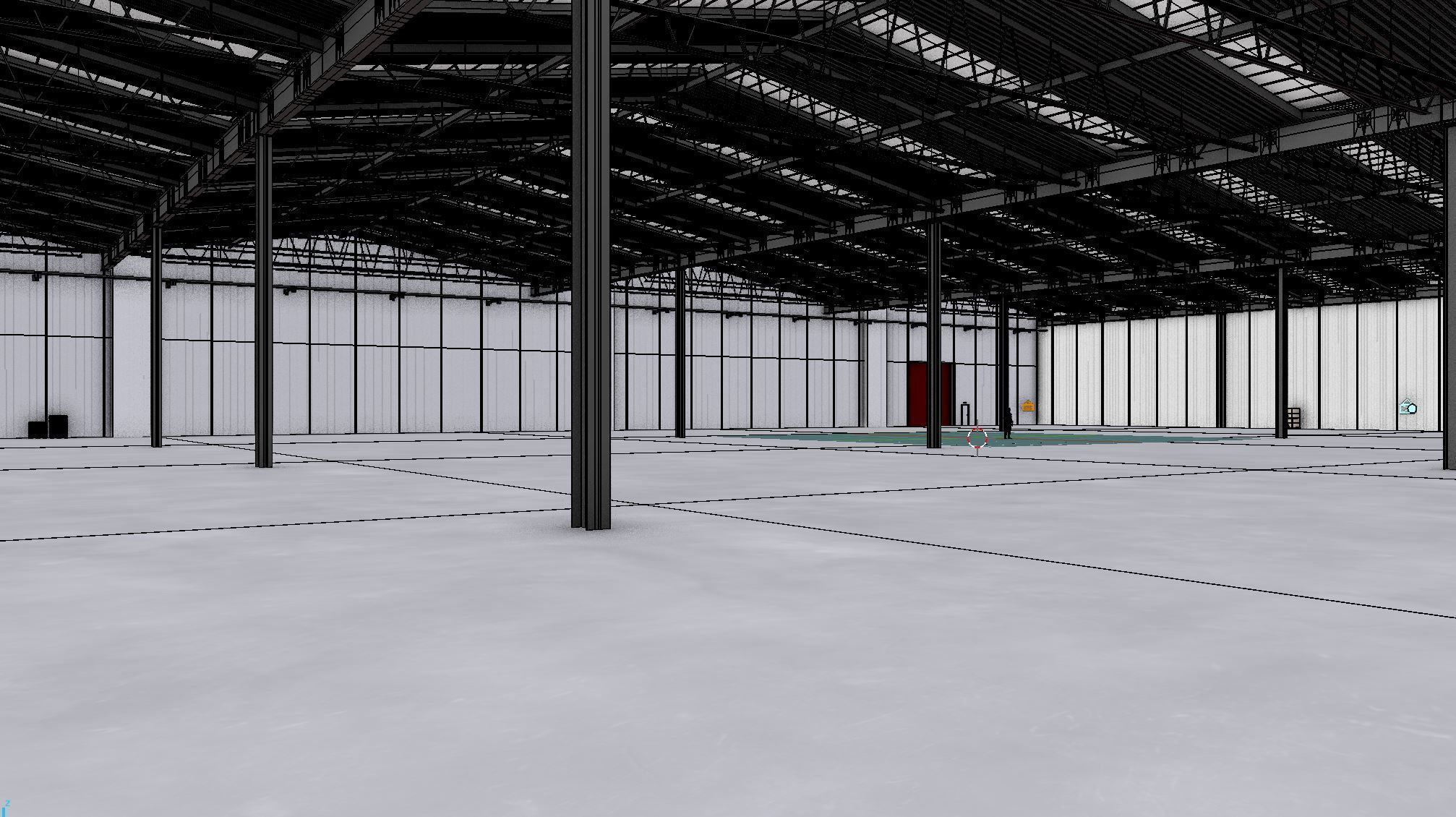 Warehouse Interior 8b Low-poly 3D model_14