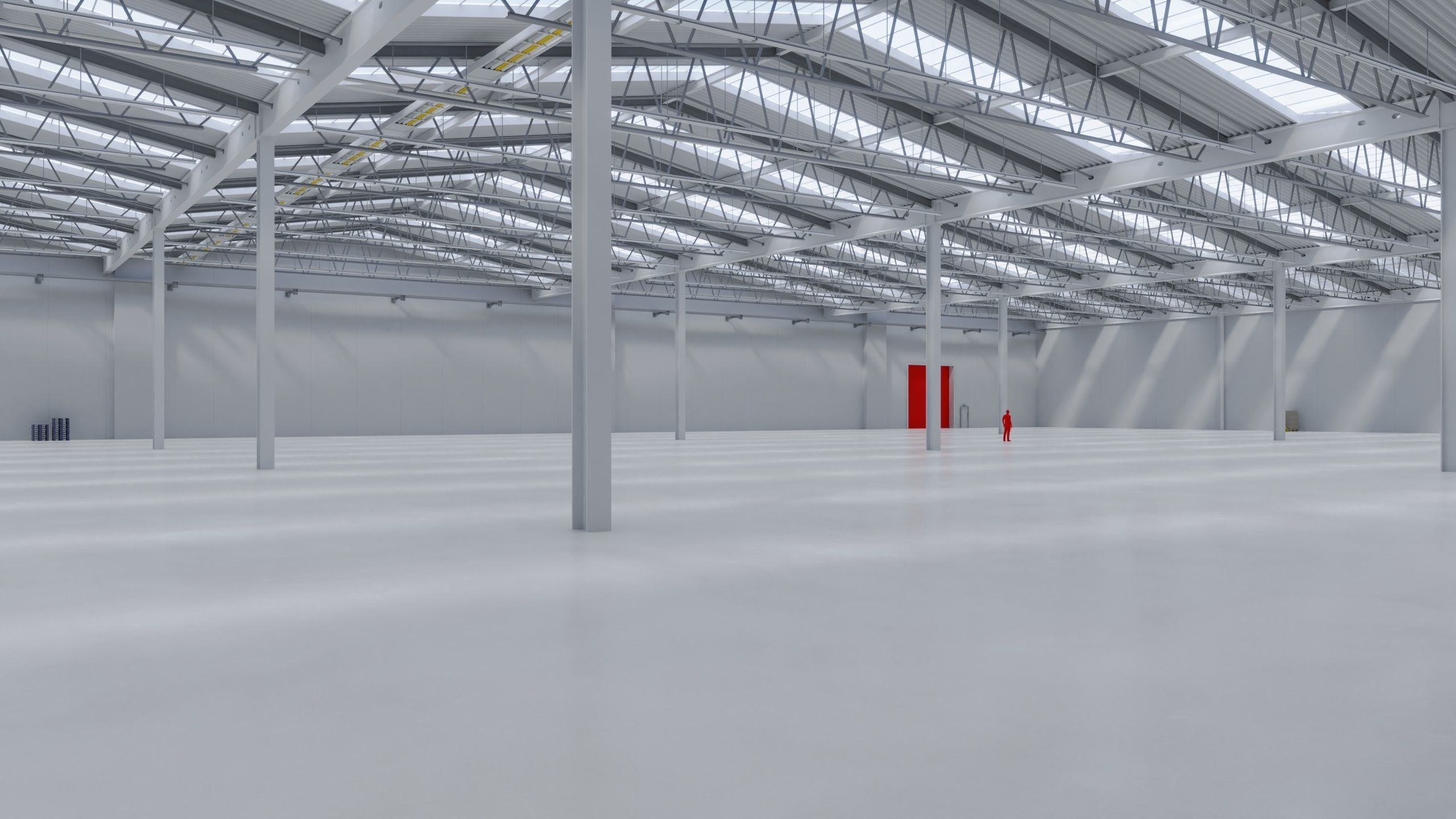 Warehouse Interior 8b Low-poly 3D model_6