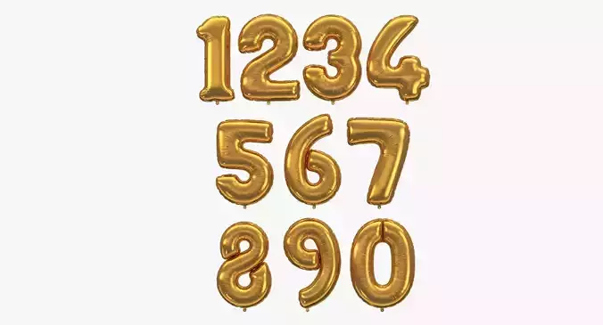 Number balloons