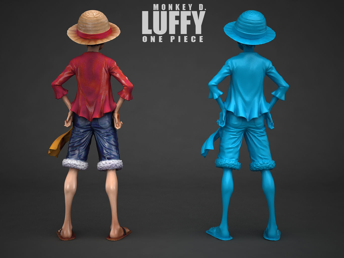 Monkey D Luffy 3D model_10