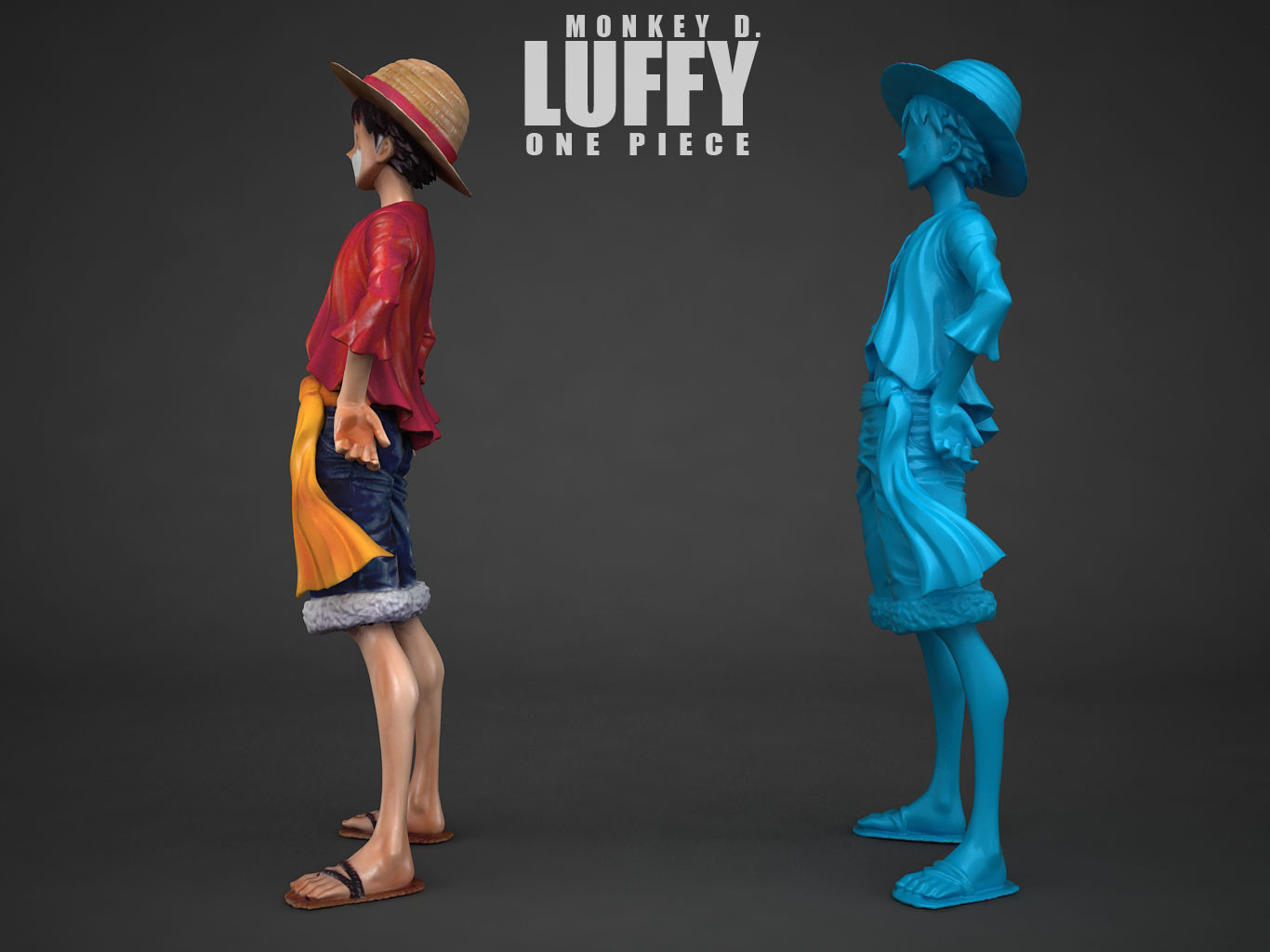 Monkey D Luffy 3D model_8