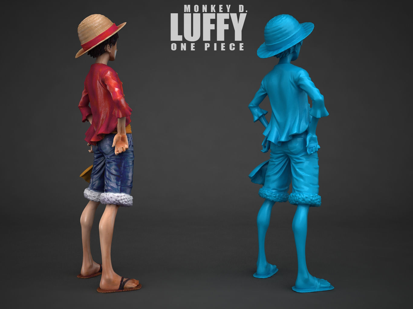 Monkey D Luffy 3D model_11