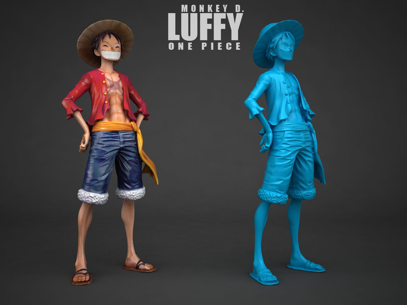Monkey D Luffy 3D model_13