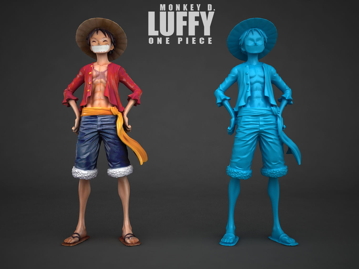 Monkey D Luffy 3D model_6