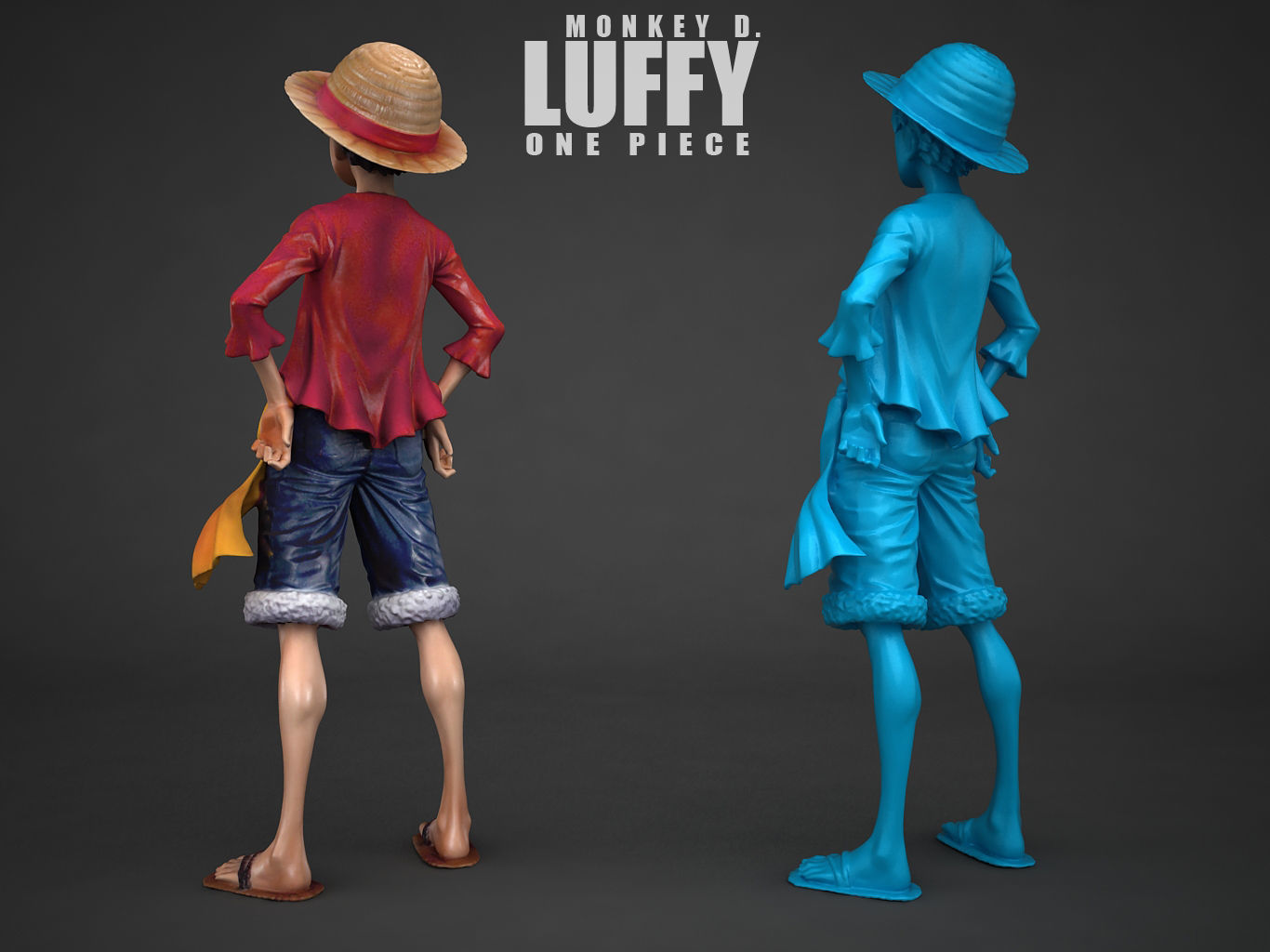 Monkey D Luffy 3D model_9