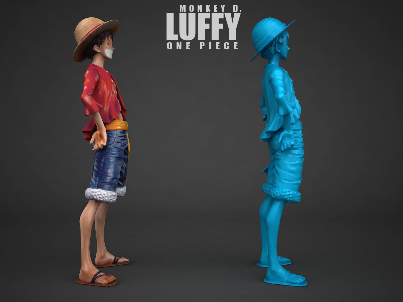 Monkey D Luffy 3D model_12