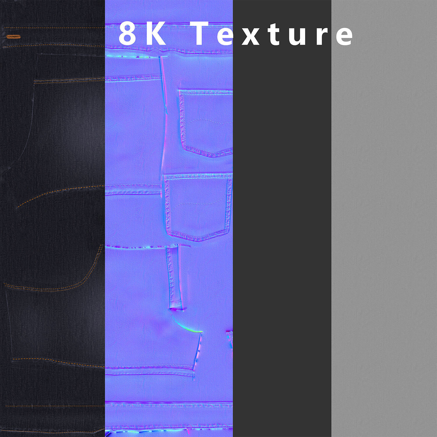 Jeans Shorts 3D model_18