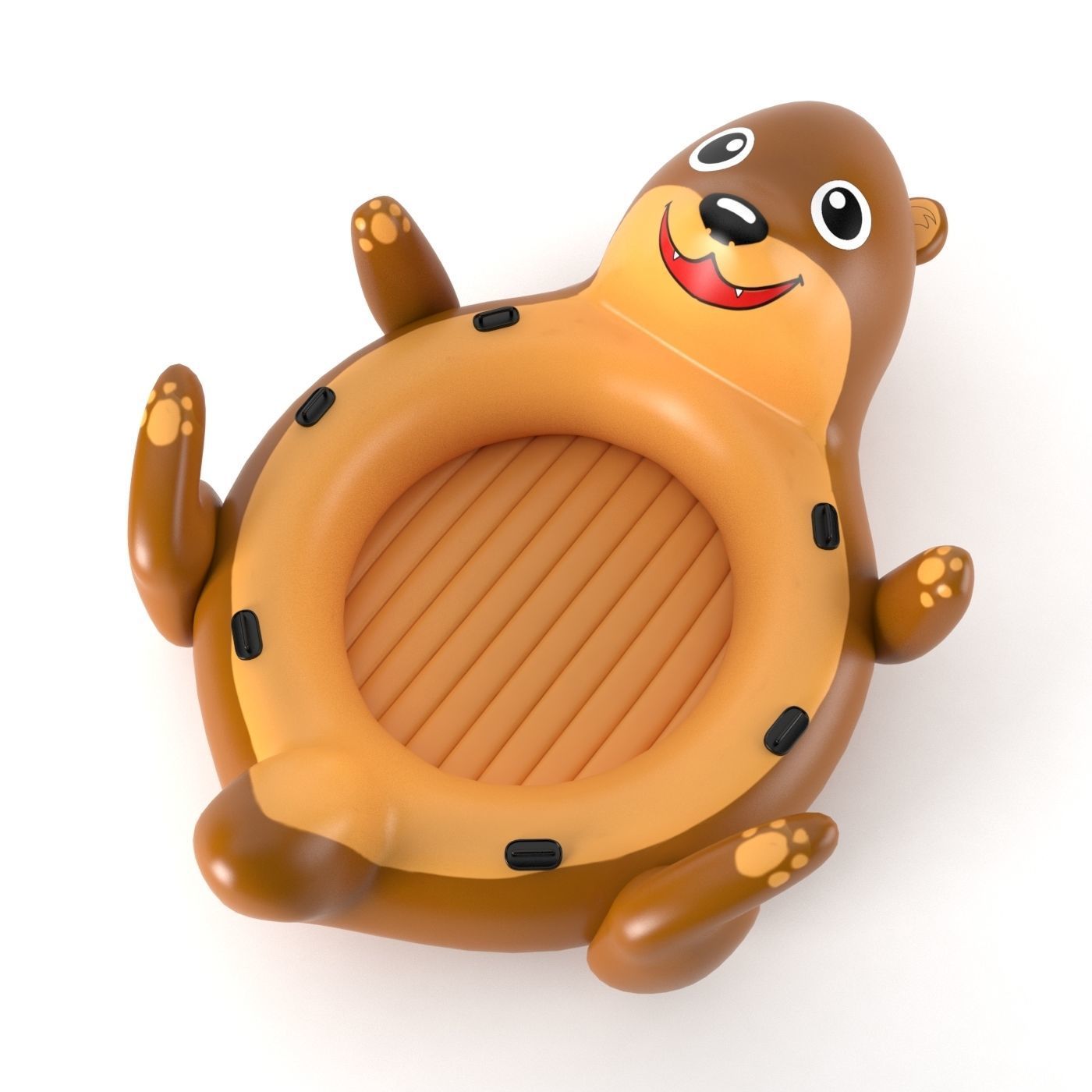 Inflatable Otter 01 3D model_1