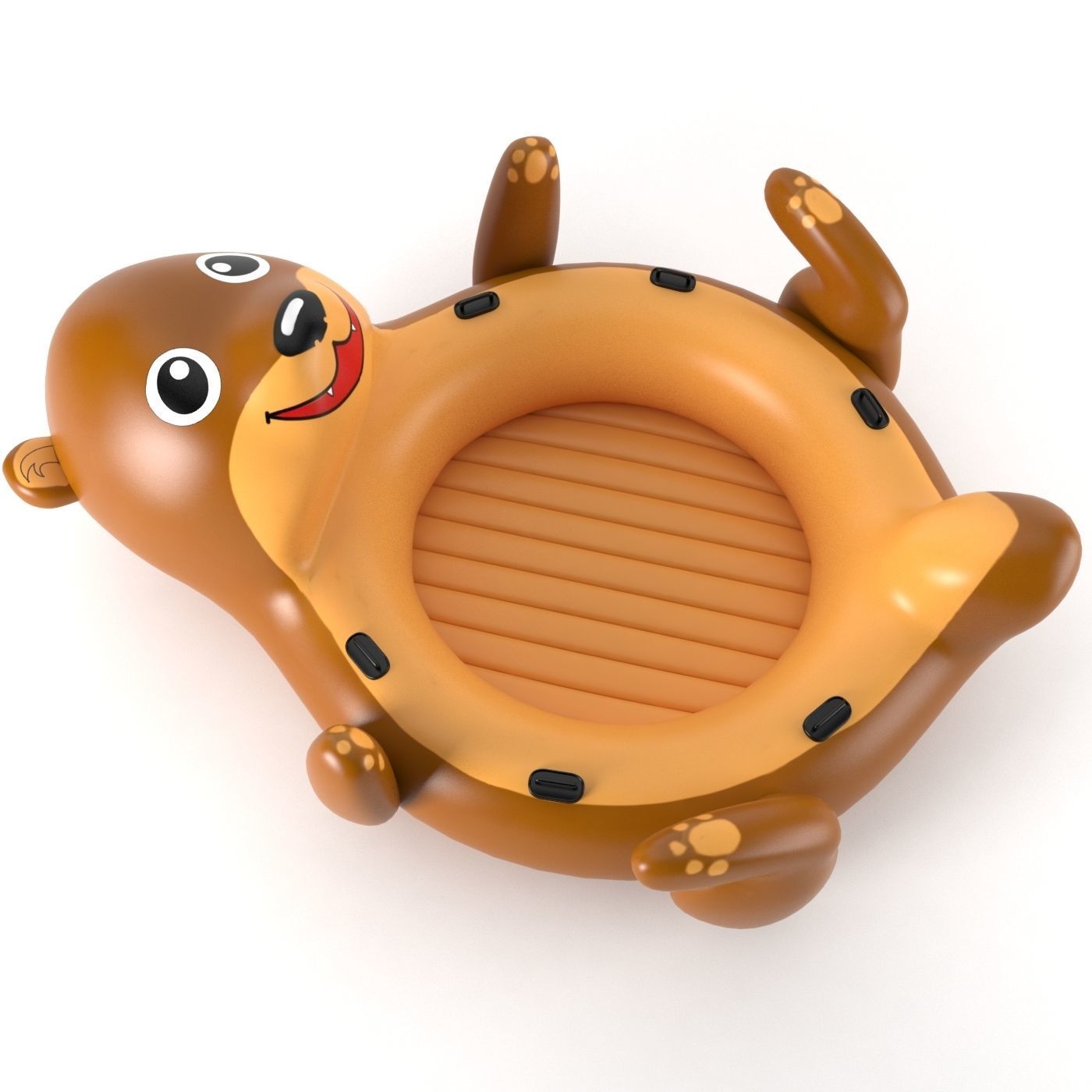 Inflatable Otter 01 3D model_2