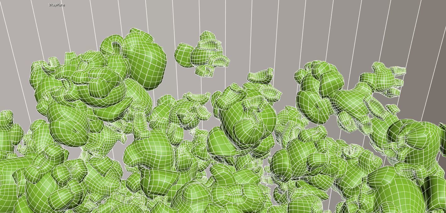 Popcorn time Low-poly 3D model_9