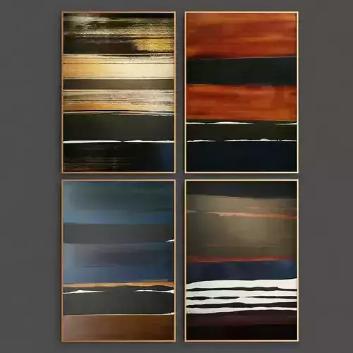 Abstract bild brown painting