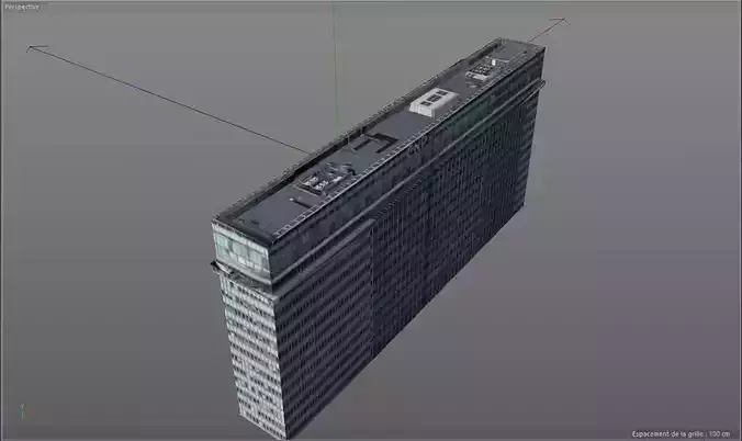 Realistic Building skyscraper Free 3D model