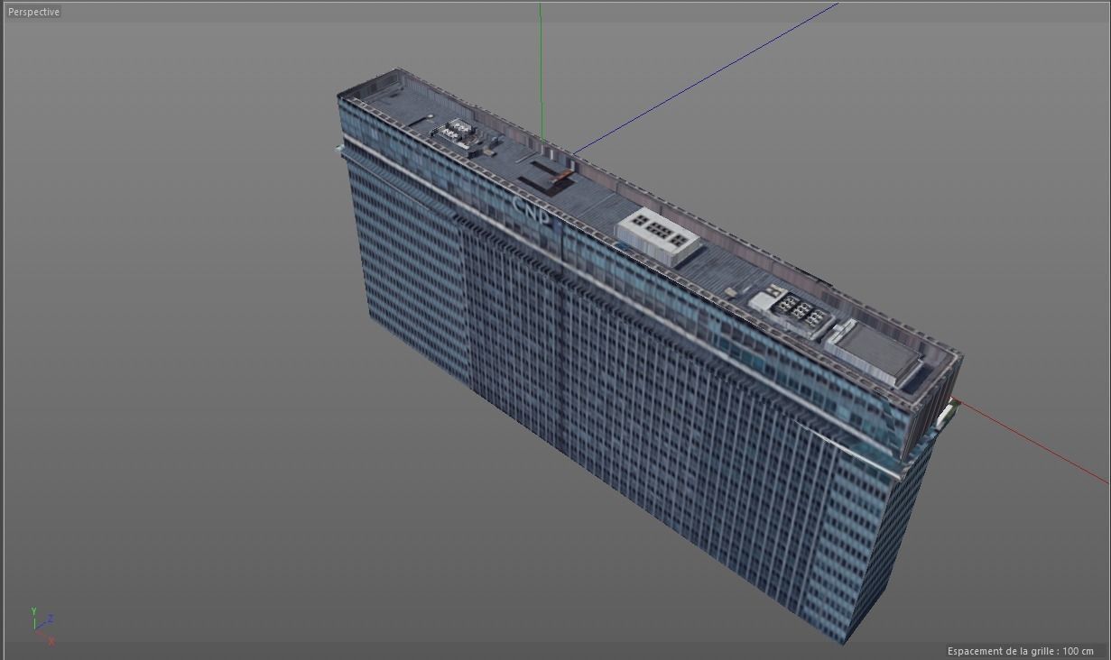 Realistic Building skyscraper Free 3D model_1
