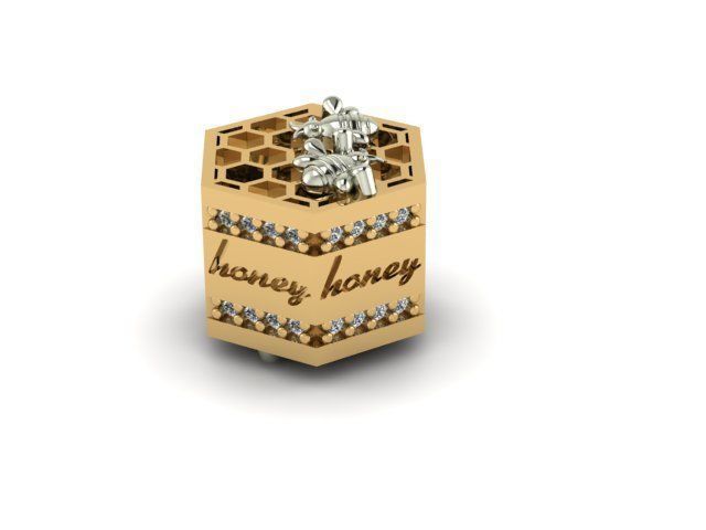 my honey charm ball  3D print model_1