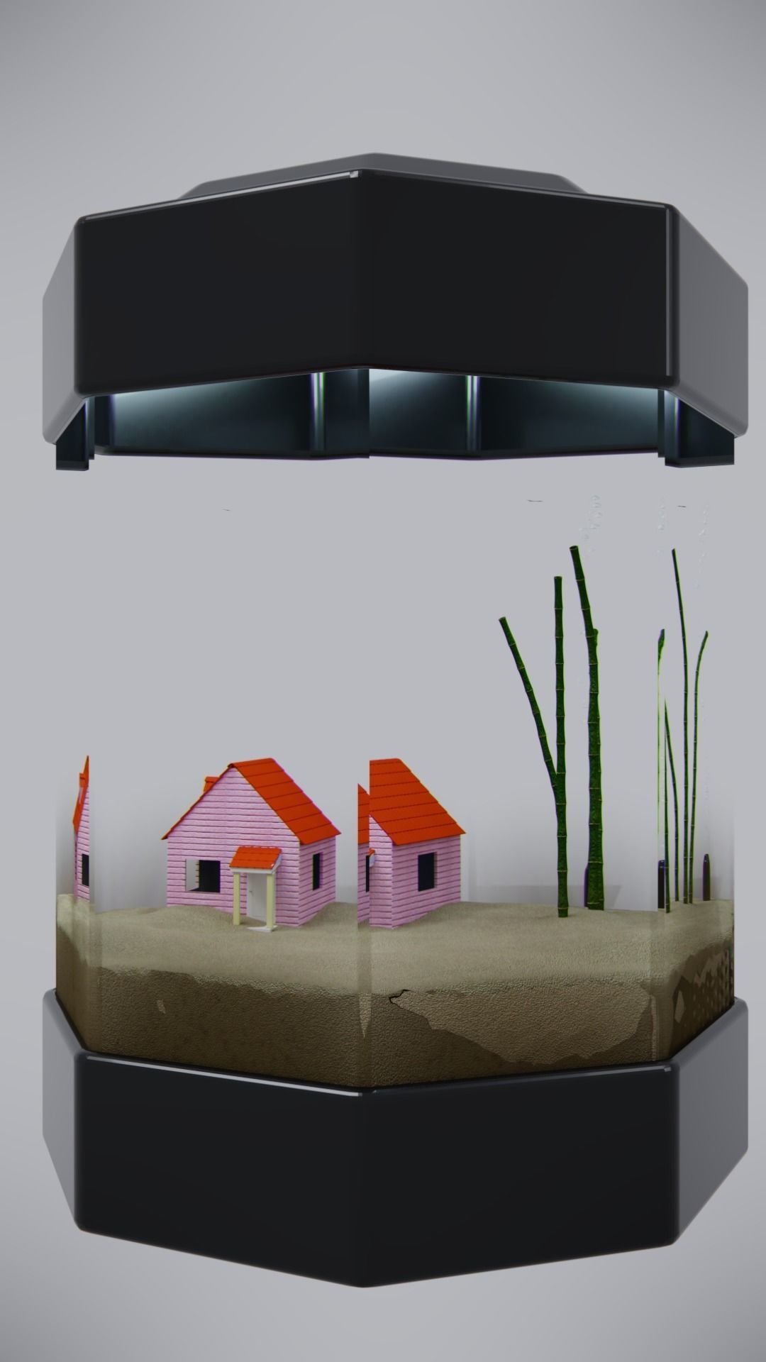 Potbelly Seahorse Low-poly 3D model_7