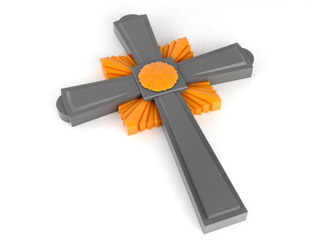 Orhtodox cross 3D print model