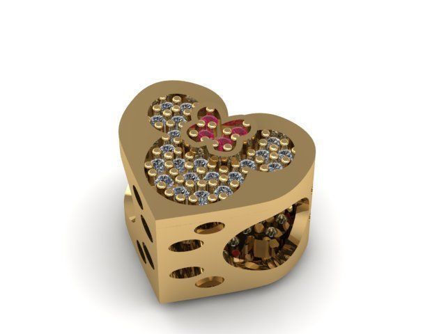 minie mouse charm ball  3D print model