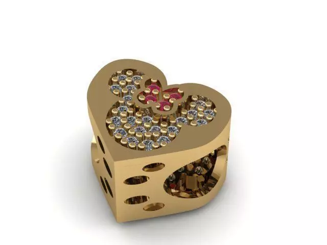 minie mouse charm ball 3D print model