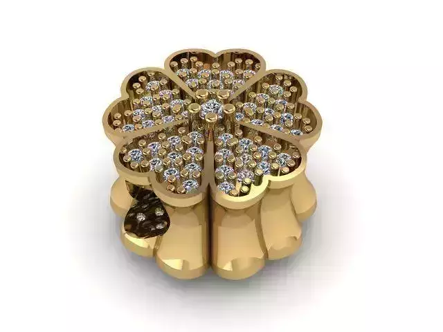 4 Leaf Clover charm ball 