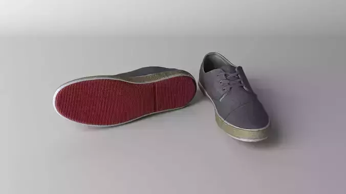 Shoes pair of with soles