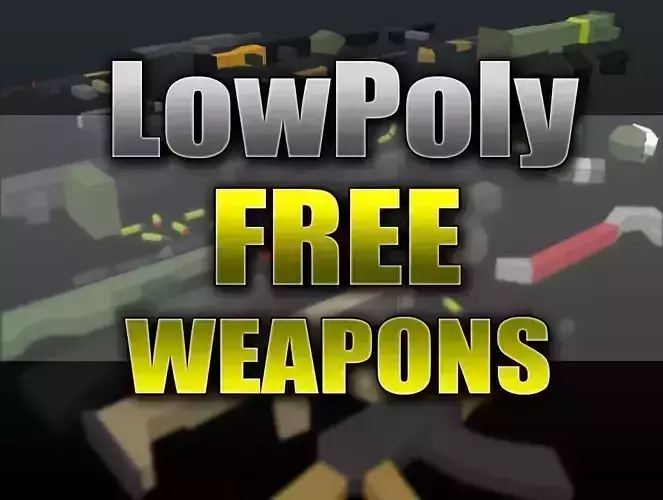 SImpleWeapons - lowpoly free weapons