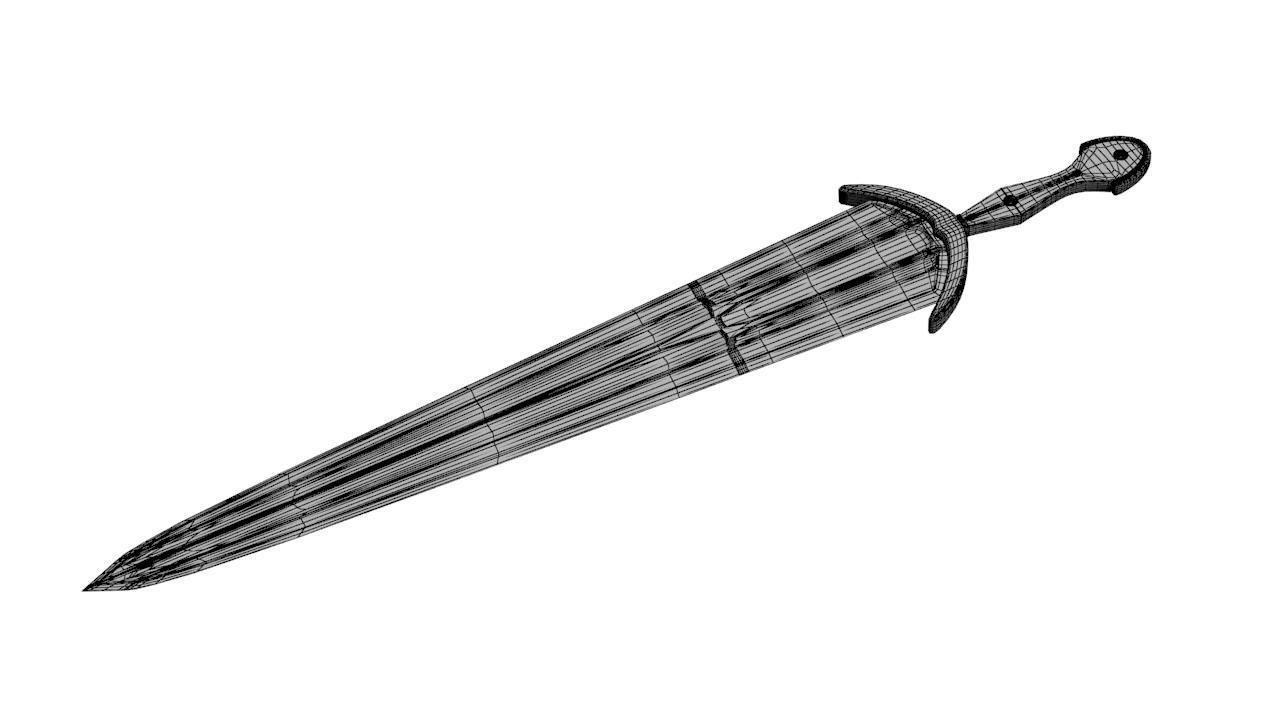 Arms and Armour of the Medieval Knight Low-poly 3D model_1