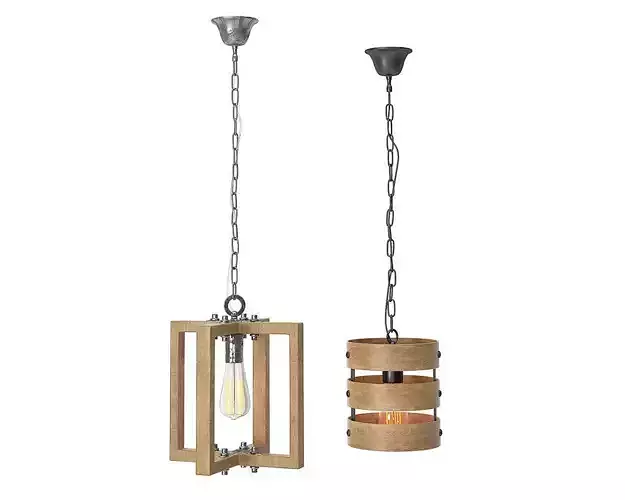 Gulliver Mini Pendant and Progress Lighting Turnbury 3D model