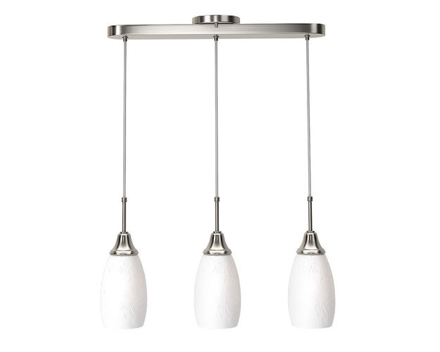 Peak Collection Three Lights Pendant Fixture 3D model