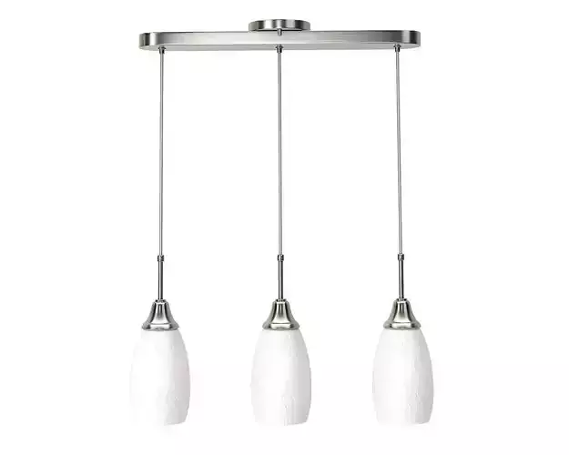 Peak Collection Three Lights Pendant Fixture 3D model