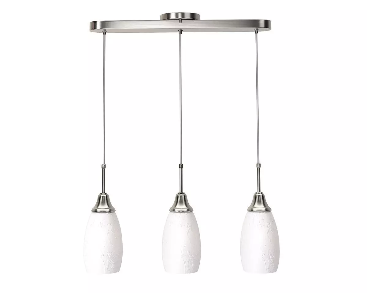 Peak Collection Three Lights Pendant Fixture 3D model_0