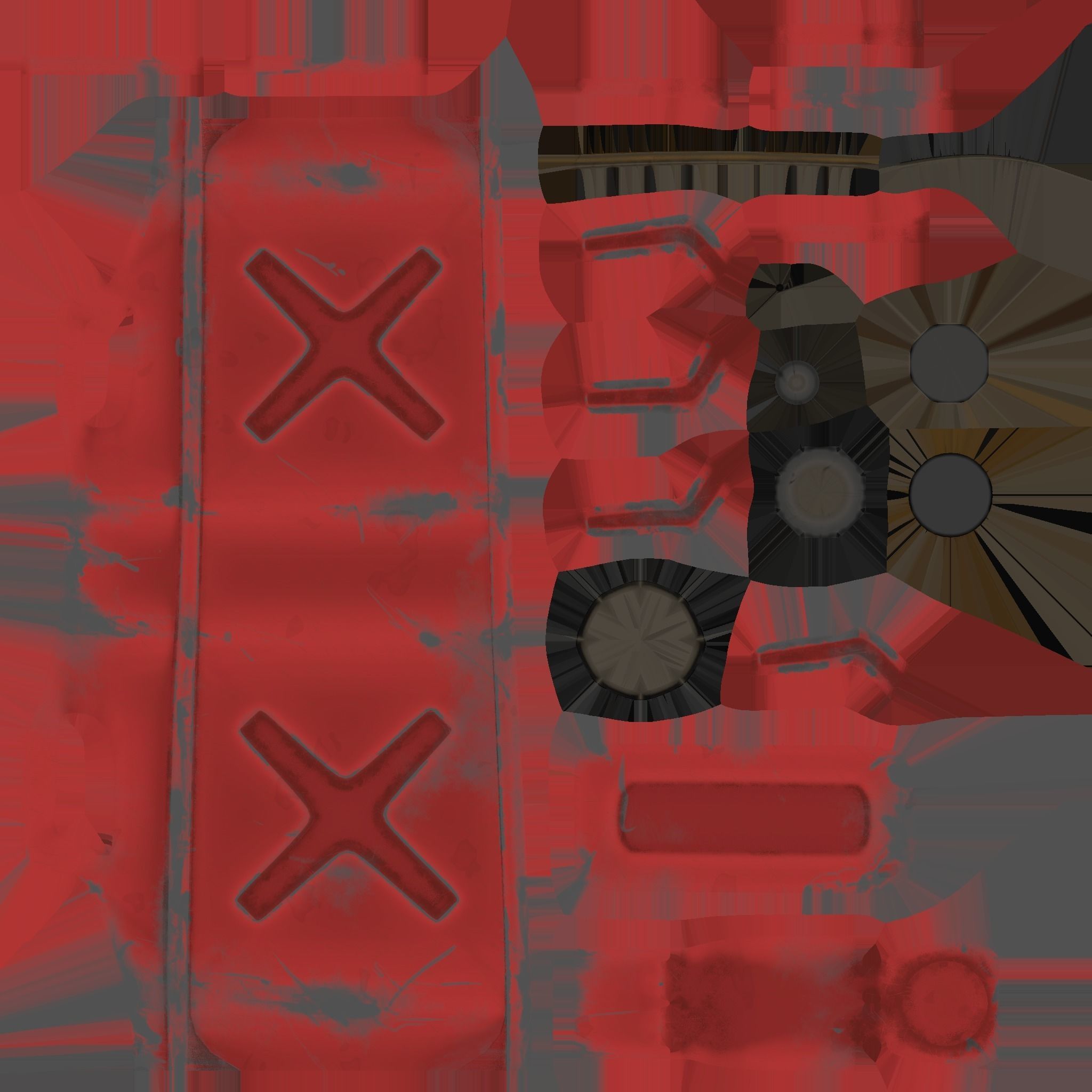 Gas can Common Enviroment Assets Low-poly 3D model_25