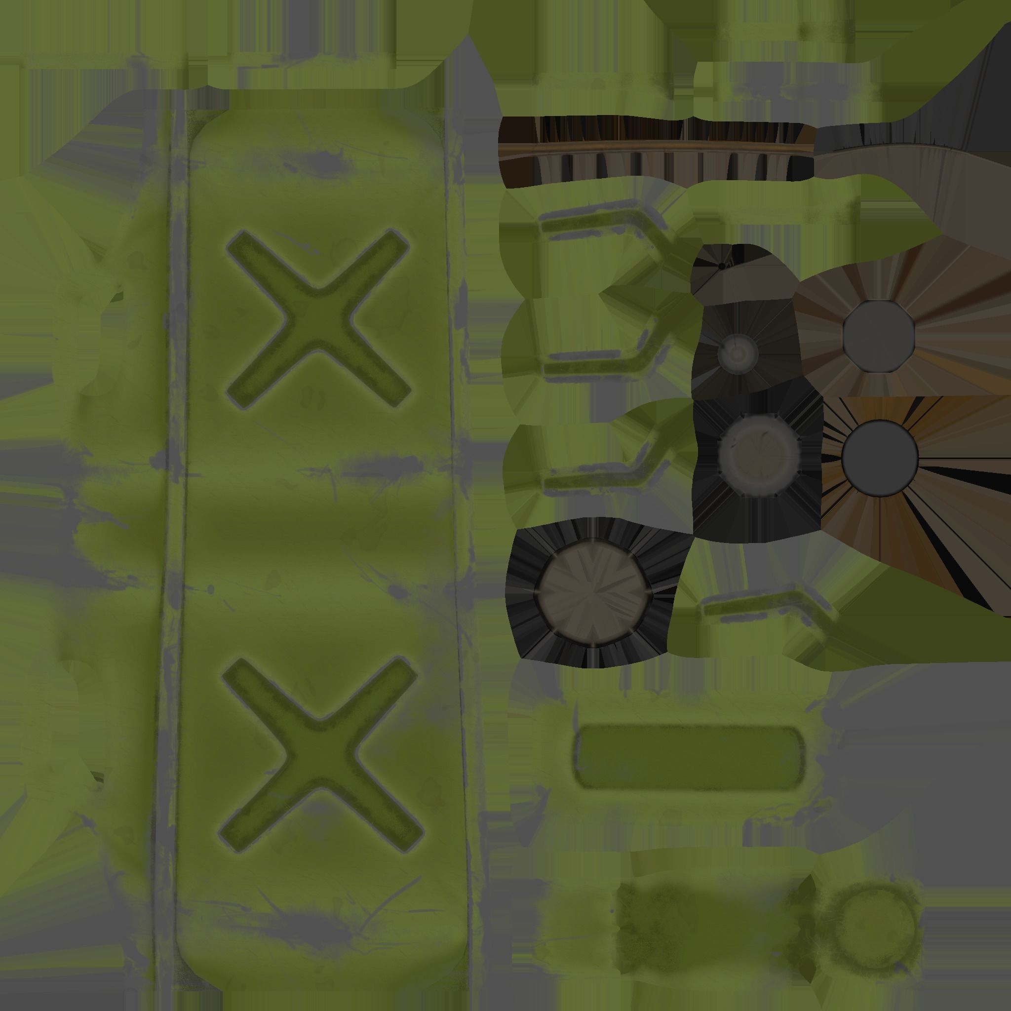 Gas can Common Enviroment Assets Low-poly 3D model_10