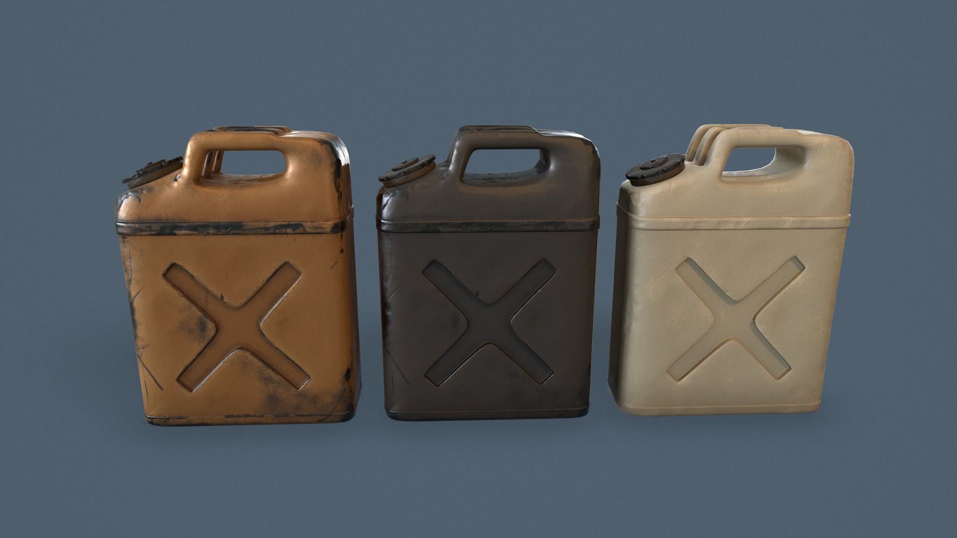 Gas can Common Enviroment Assets Low-poly 3D model_3