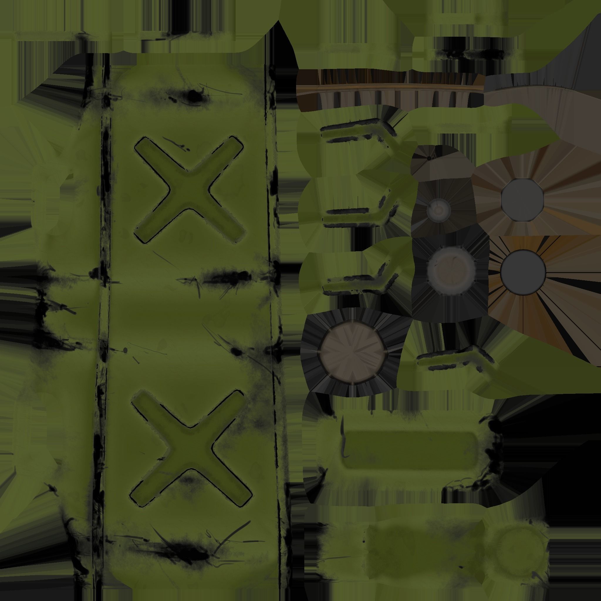 Gas can Common Enviroment Assets Low-poly 3D model_13