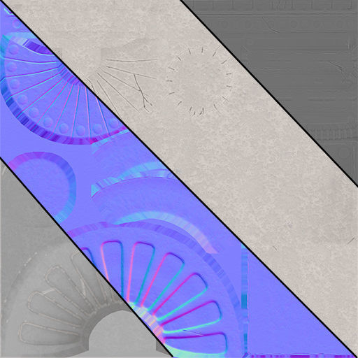 Roman Vase Low-poly 3D model_8