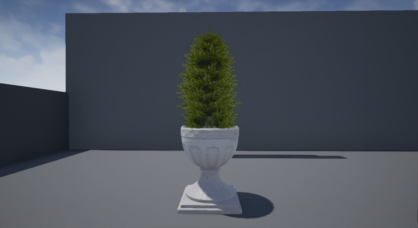 Roman Vase Low-poly 3D model_3