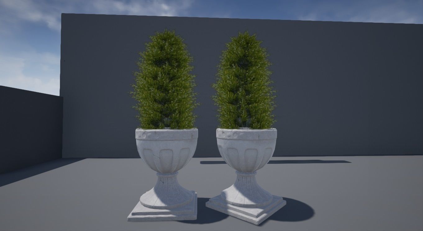 Roman Vase Low-poly 3D model_2