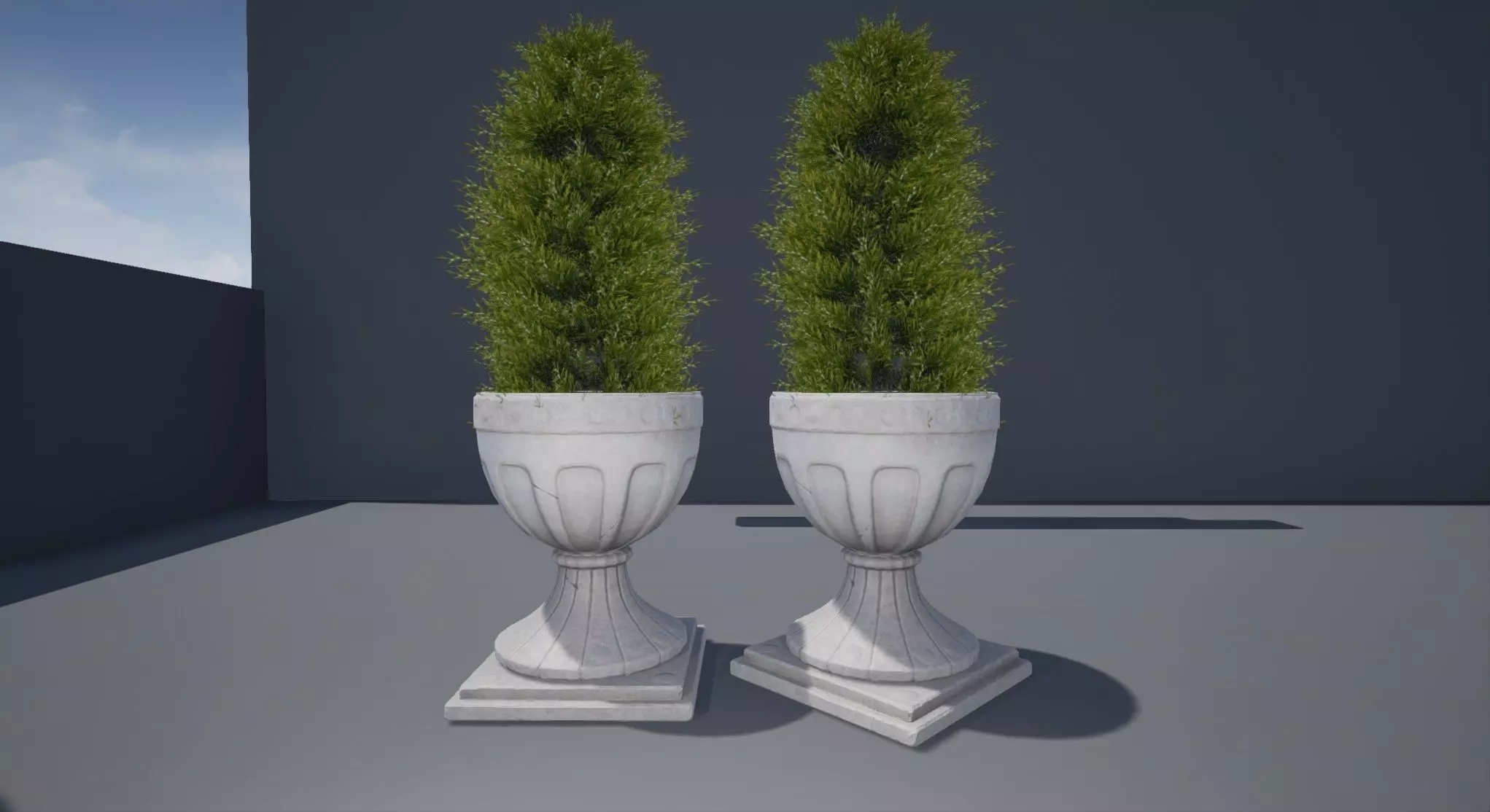 Roman Vase Low-poly 3D model_0