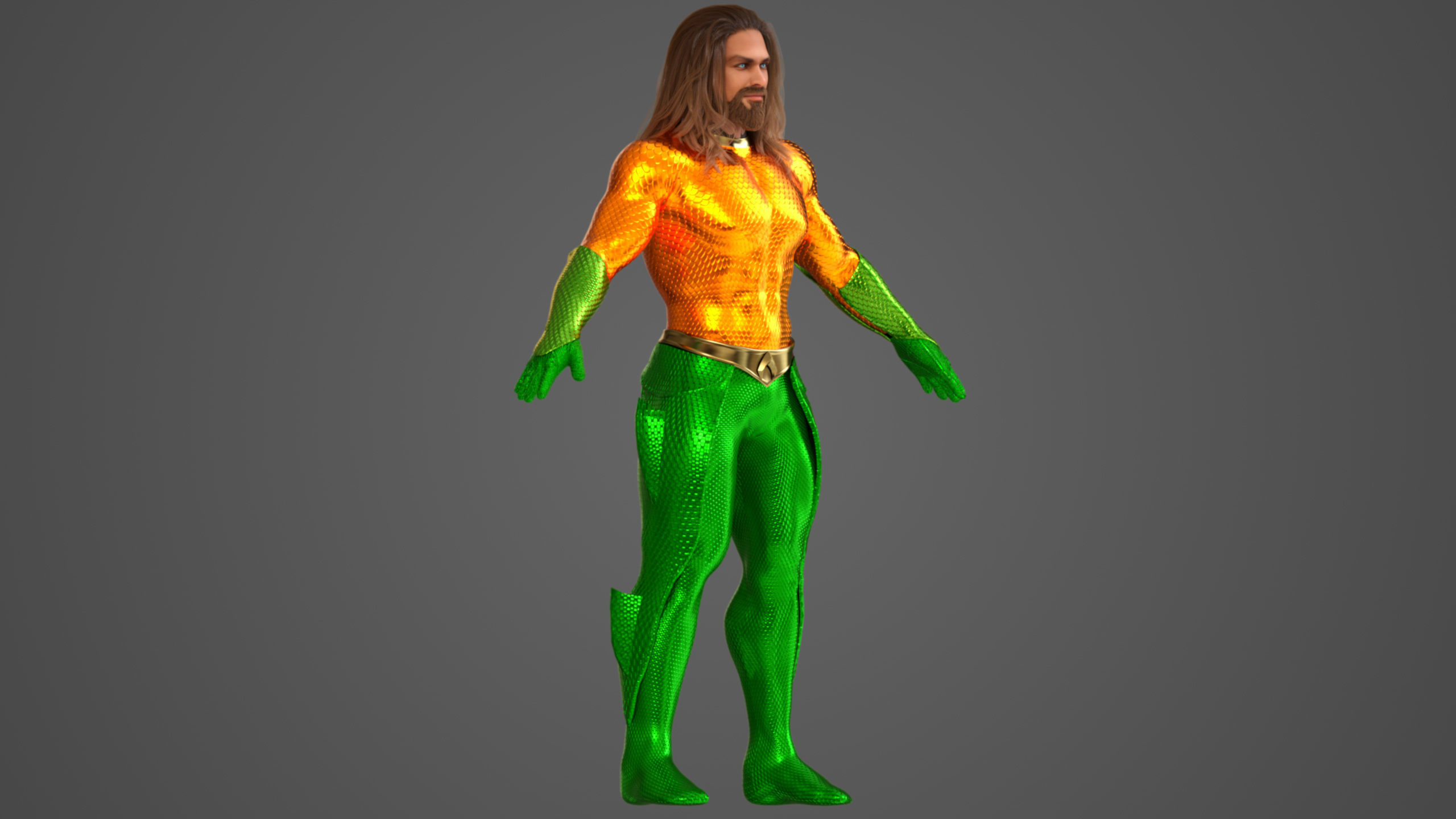 Aquaman 3D model_6